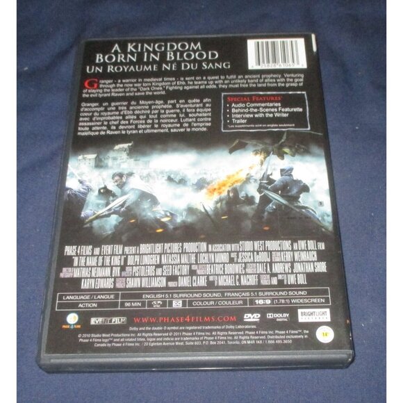 In the Name of the King II (DVD, 2011, Canadian) - Picture 3 of 3